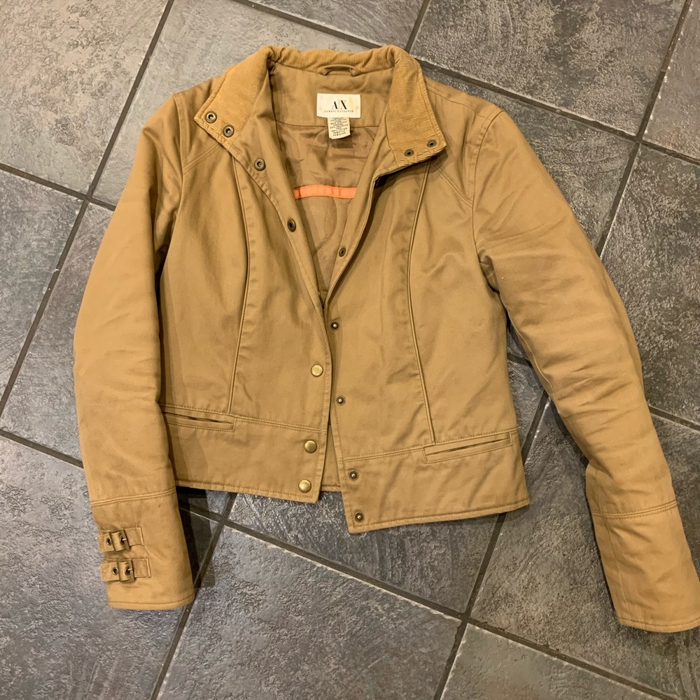 Armani tan coat